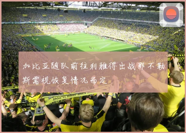 加比亚随队前往利雅得出战那不勒斯需视恢复情况而定